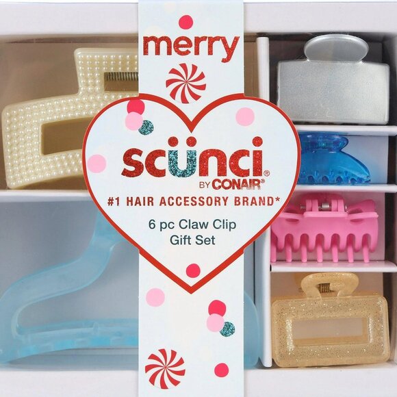Scunci Claw Clip Gift Set - Picture 2 of 5